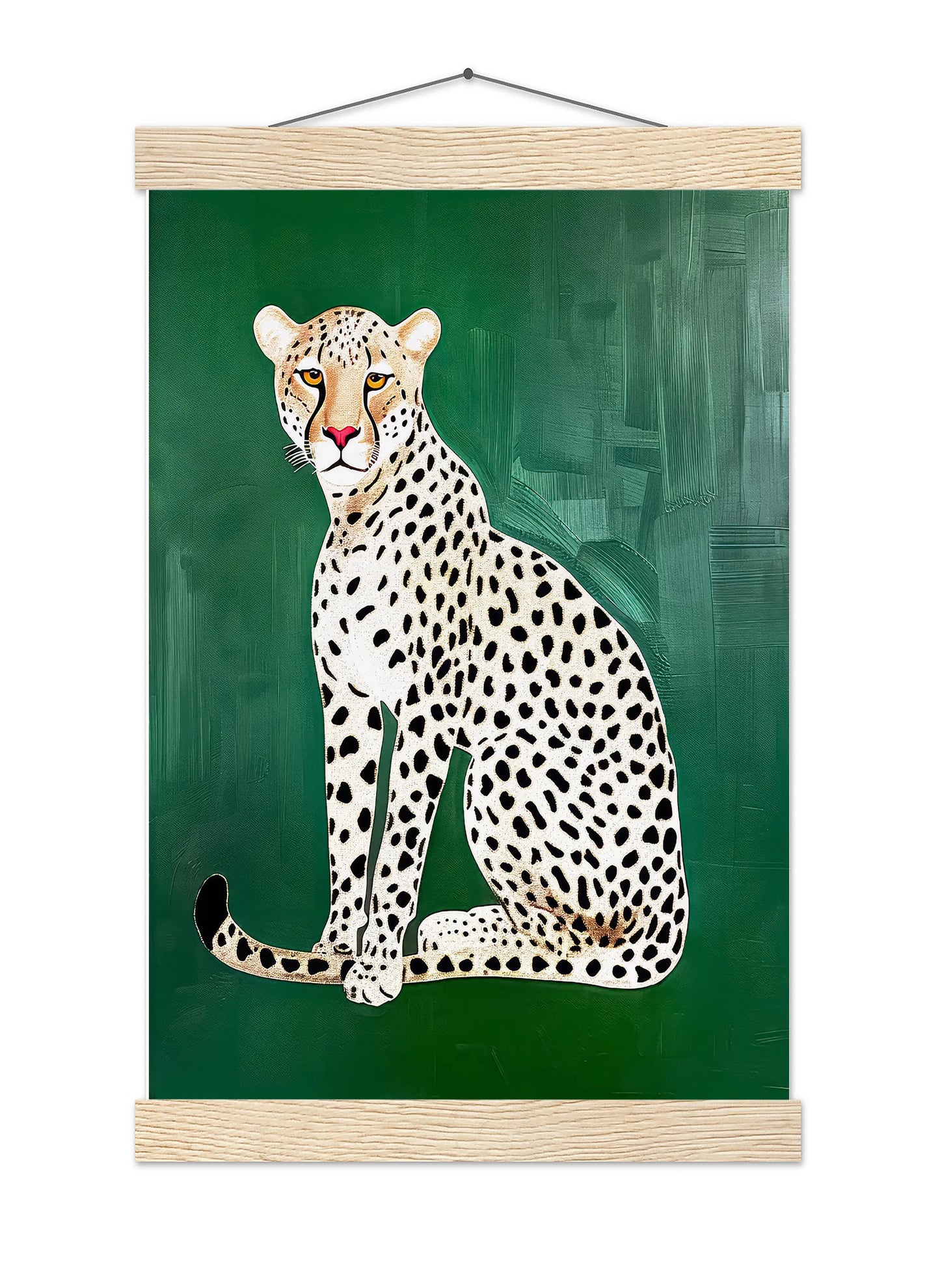 Cheetah Art Print, Glam Leopard Wall Decor
