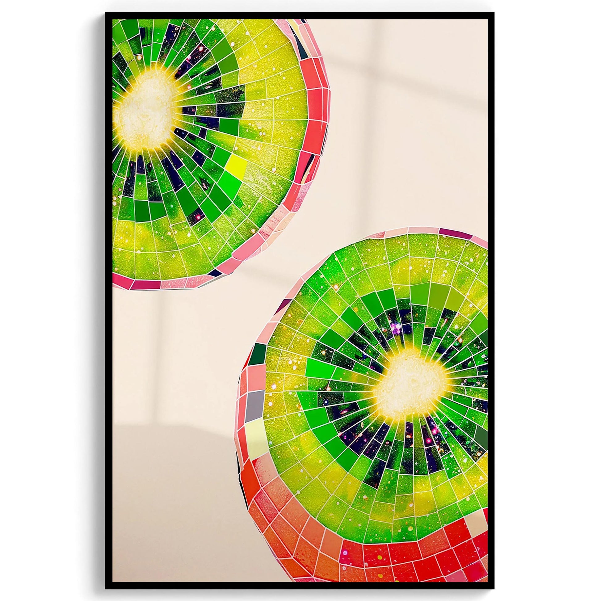 Disco Kiwi Art Print, Glam Dorm Room Decor