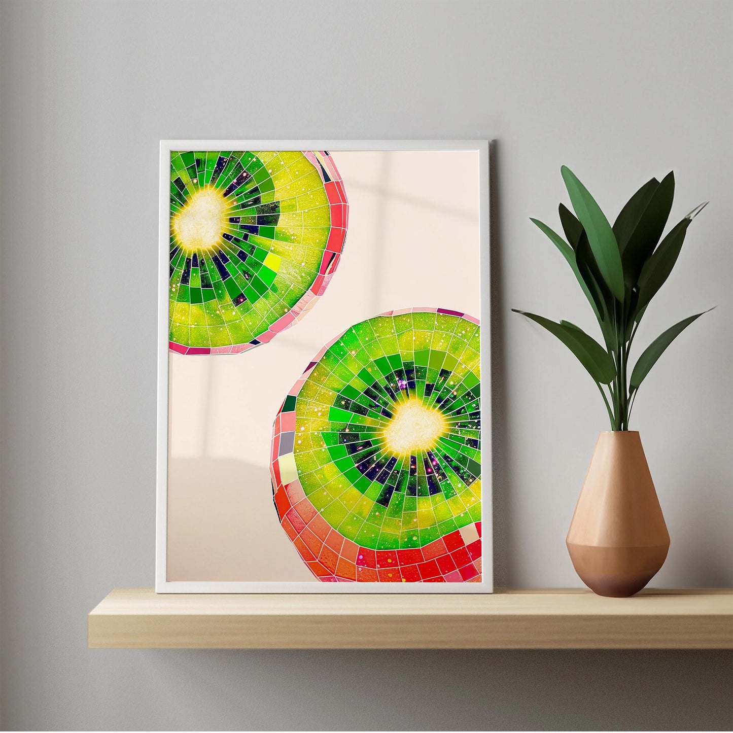 Disco Kiwi Art Print, Glam Dorm Room Decor