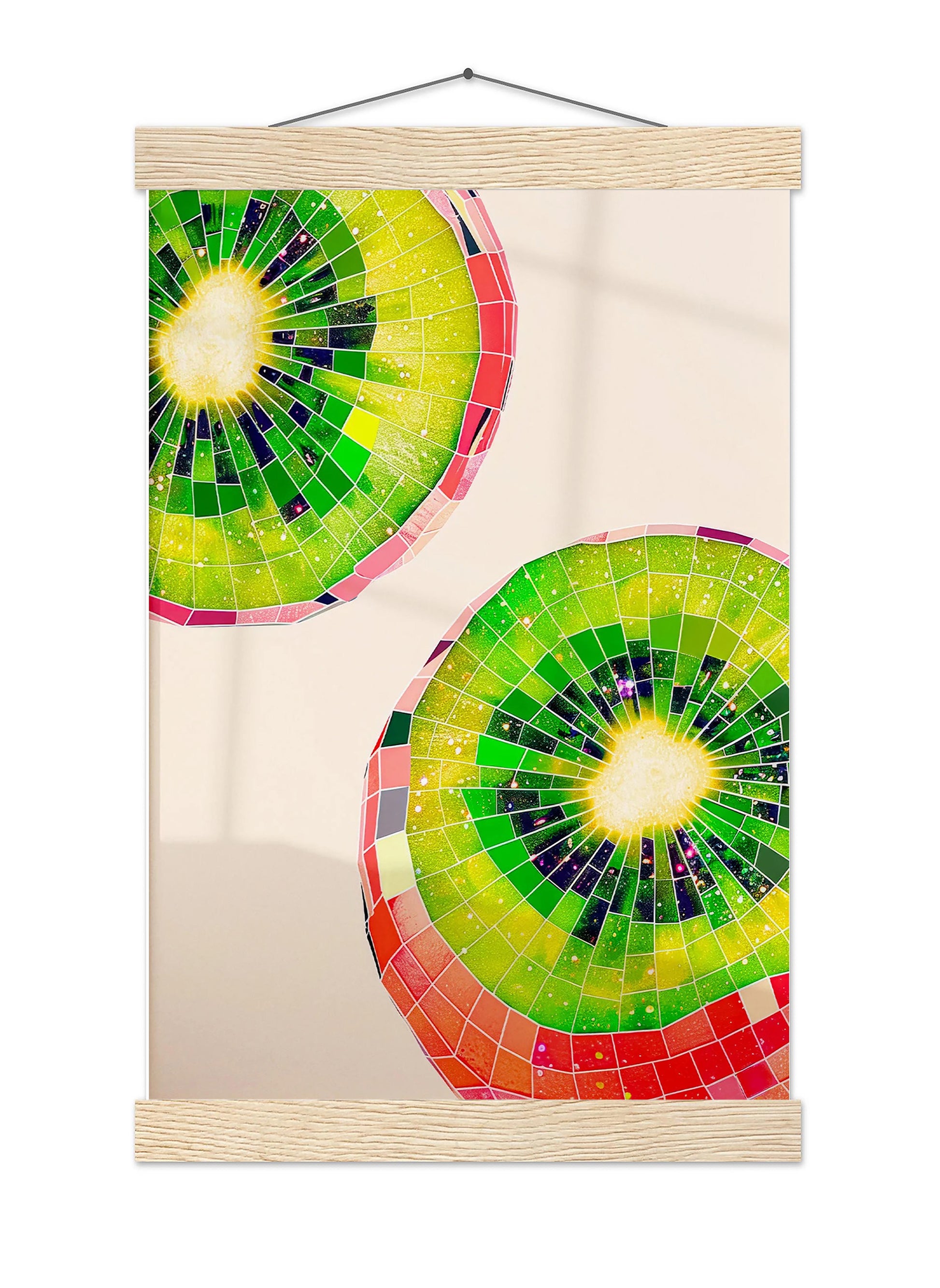 Disco Kiwi Art Print, Glam Dorm Room Decor