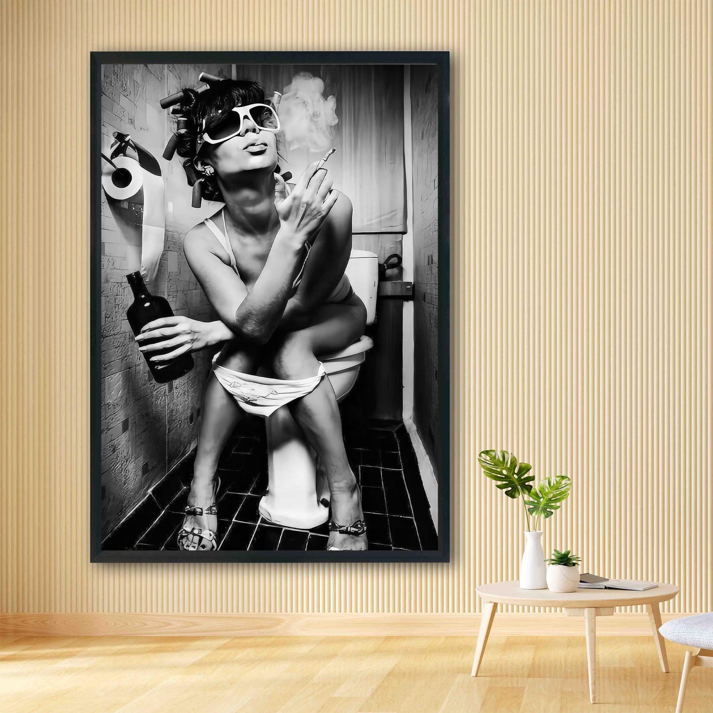 Girl_Sitting_On_Toilet_Wall_Art_Retro_Woman_Smoking,_Funny_Bathroom_Poster,_Feminist_Print,_Retro_Wall_Decor_-_Black_and_White_Print_