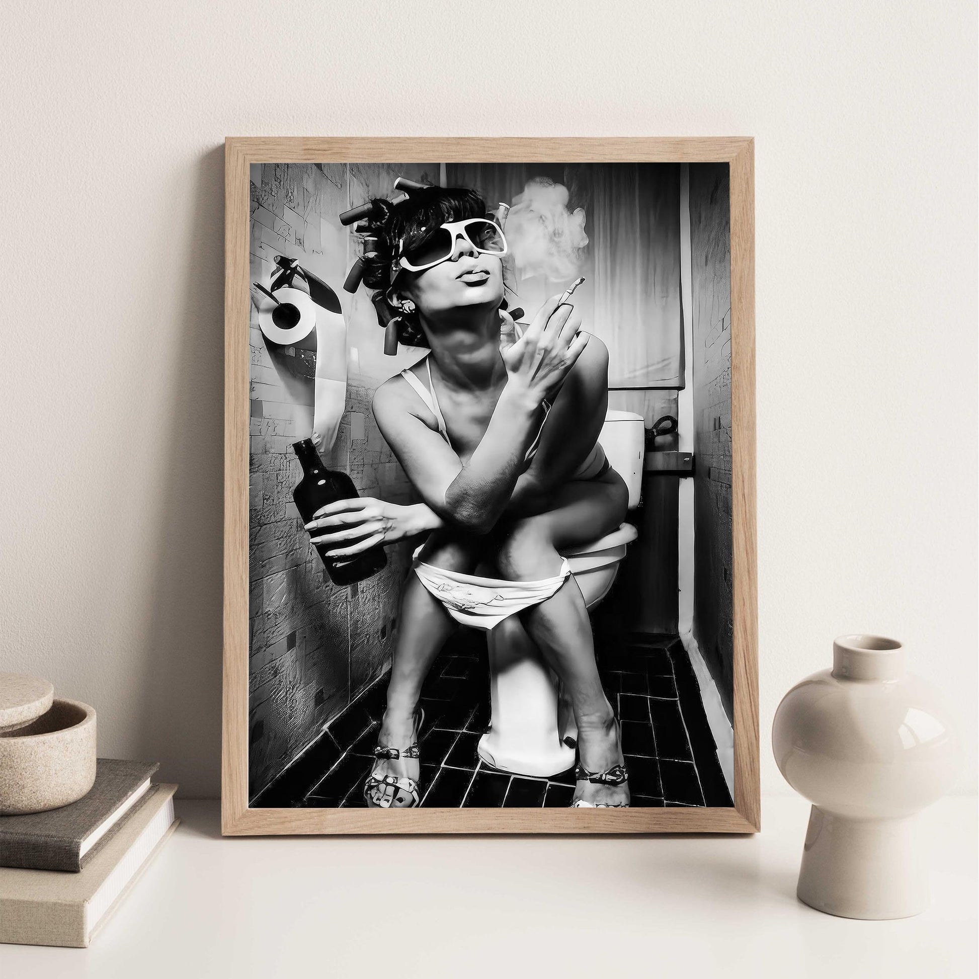 Girl_Sitting_On_Toilet_Wall_Art_Retro_Woman_Smoking,_Funny_Bathroom_Poster,_Feminist_Print,_Retro_Wall_Decor_-_Black_and_White_Print_