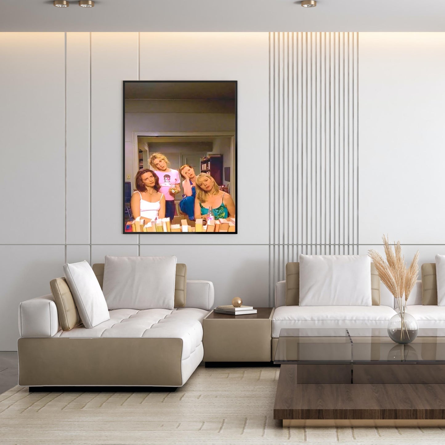 SATC Vintage Girls Poster, 90s TV Show Wall Art