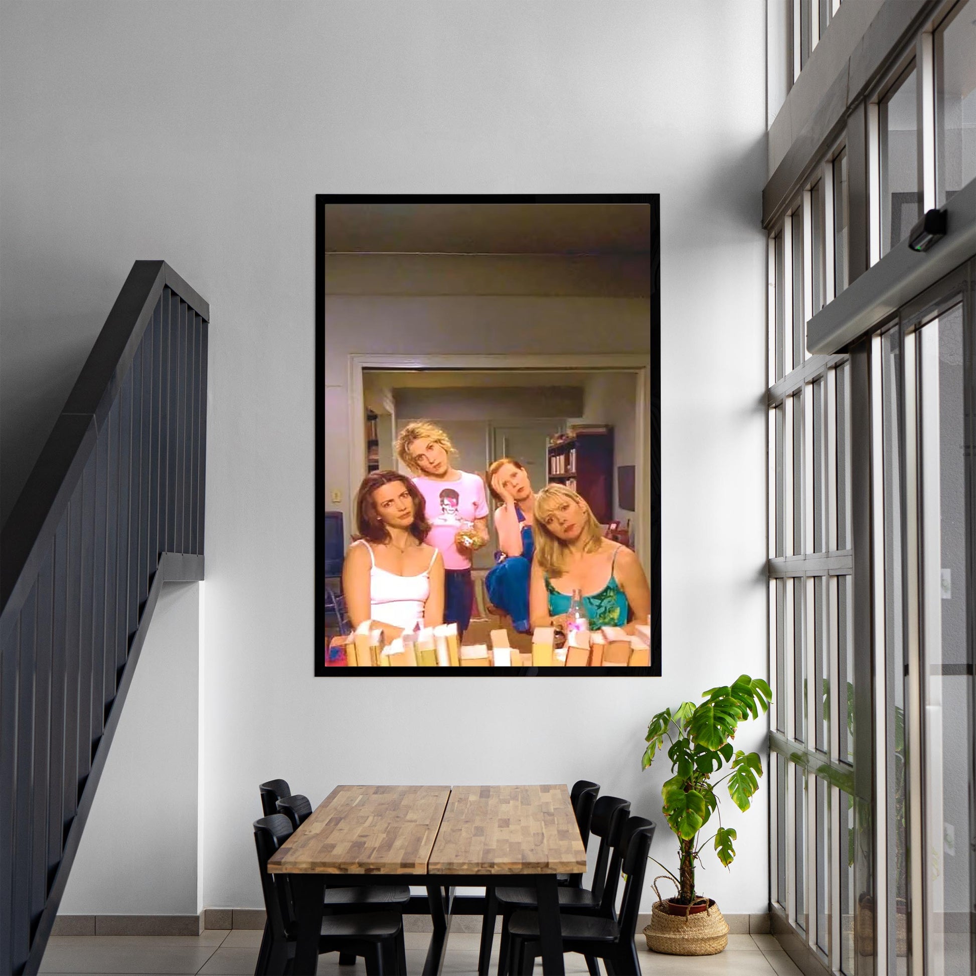 SATC Vintage Girls Poster, 90s TV Show Wall Art