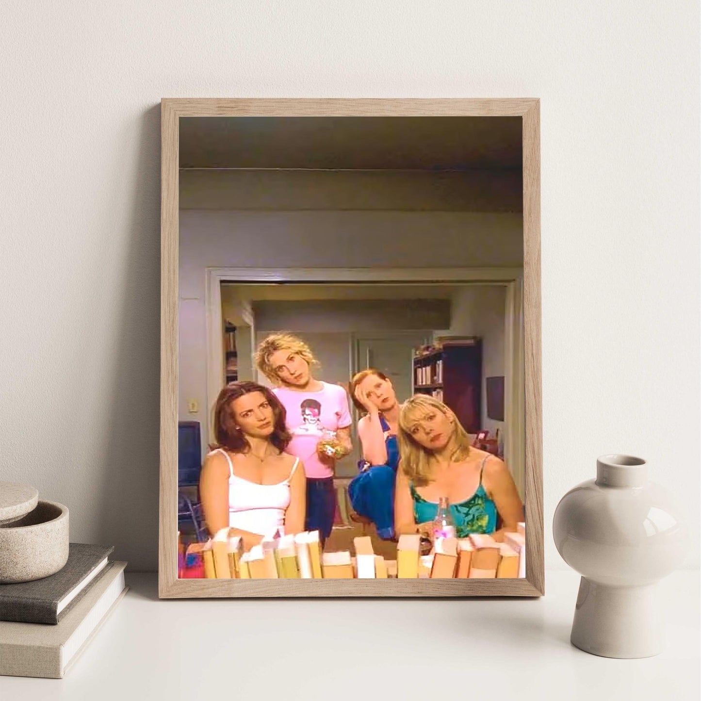 SATC Vintage Girls Poster, 90s TV Show Wall Art
