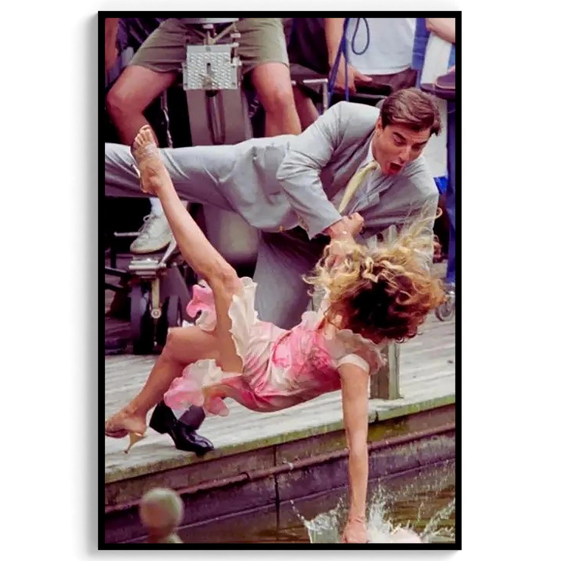 Sex and the City Poster,Carrie Bradshaw&Mr.Big Iconic Scene,Fashion,Wall Art,TV Show Print, Digital Download