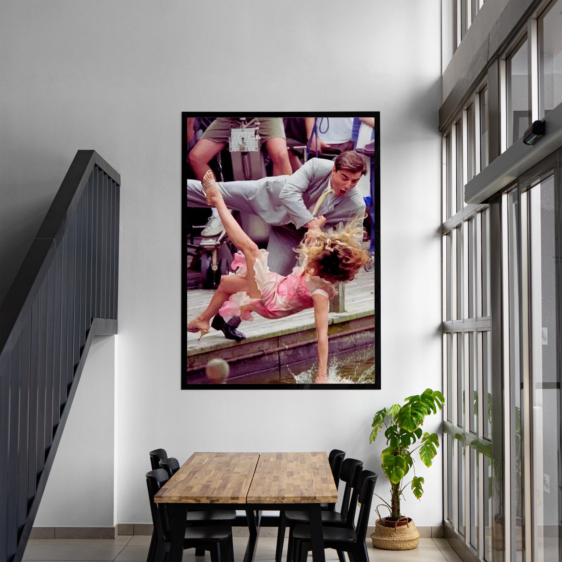 Sex and the City Poster,Carrie Bradshaw&Mr.Big Iconic Scene,Fashion,Wall Art,TV Show Print, Digital Download