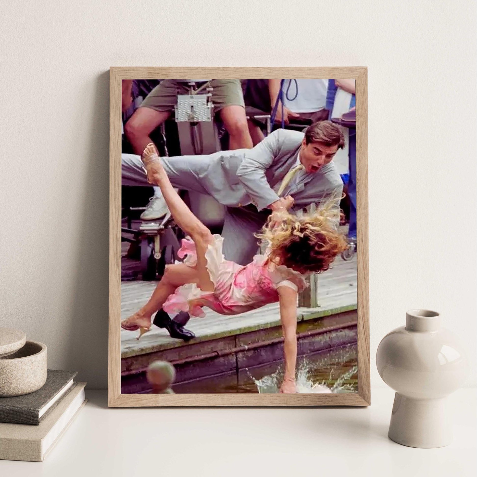 Sex and the City Poster,Carrie Bradshaw&Mr.Big Iconic Scene,Fashion,Wall Art,TV Show Print, Digital Download