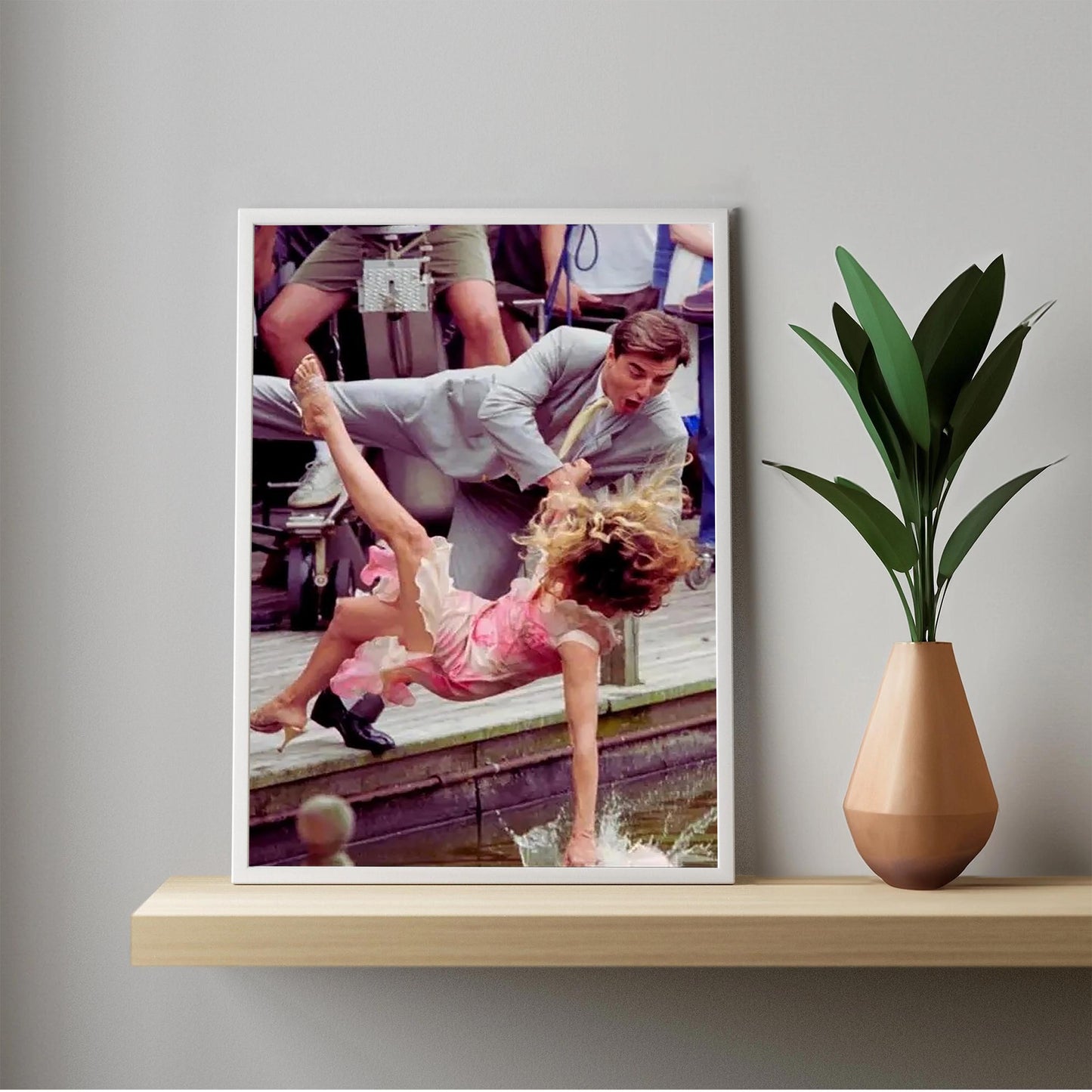 Sex and the City Poster,Carrie Bradshaw&Mr.Big Iconic Scene,Fashion,Wall Art,TV Show Print, Digital Download